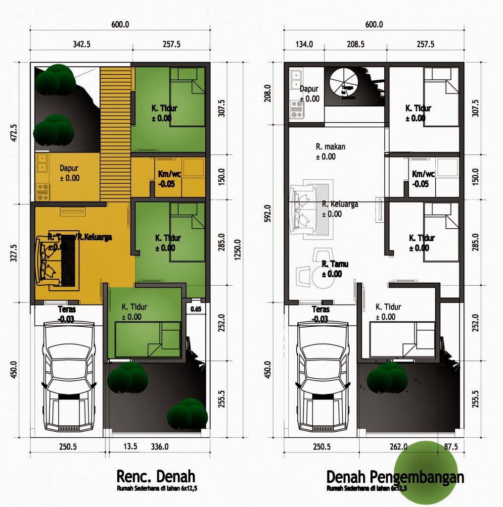 Gambar Denah Rumah  Minimalis 2019