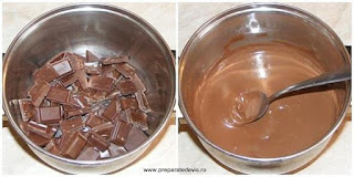 crema de ciocolata, preparare crema de ciocolata, ciocolata topita, retete culinare, crema de ciocolata pentru torturi si prajituri, 