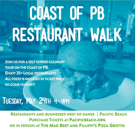 Sangoville The Coast Of Pacific Beach Restaurant Walk Returns On The Coast Of Pacific Beach Restaurant Walk Returns On May 24 Enter To Win 2 Tickets