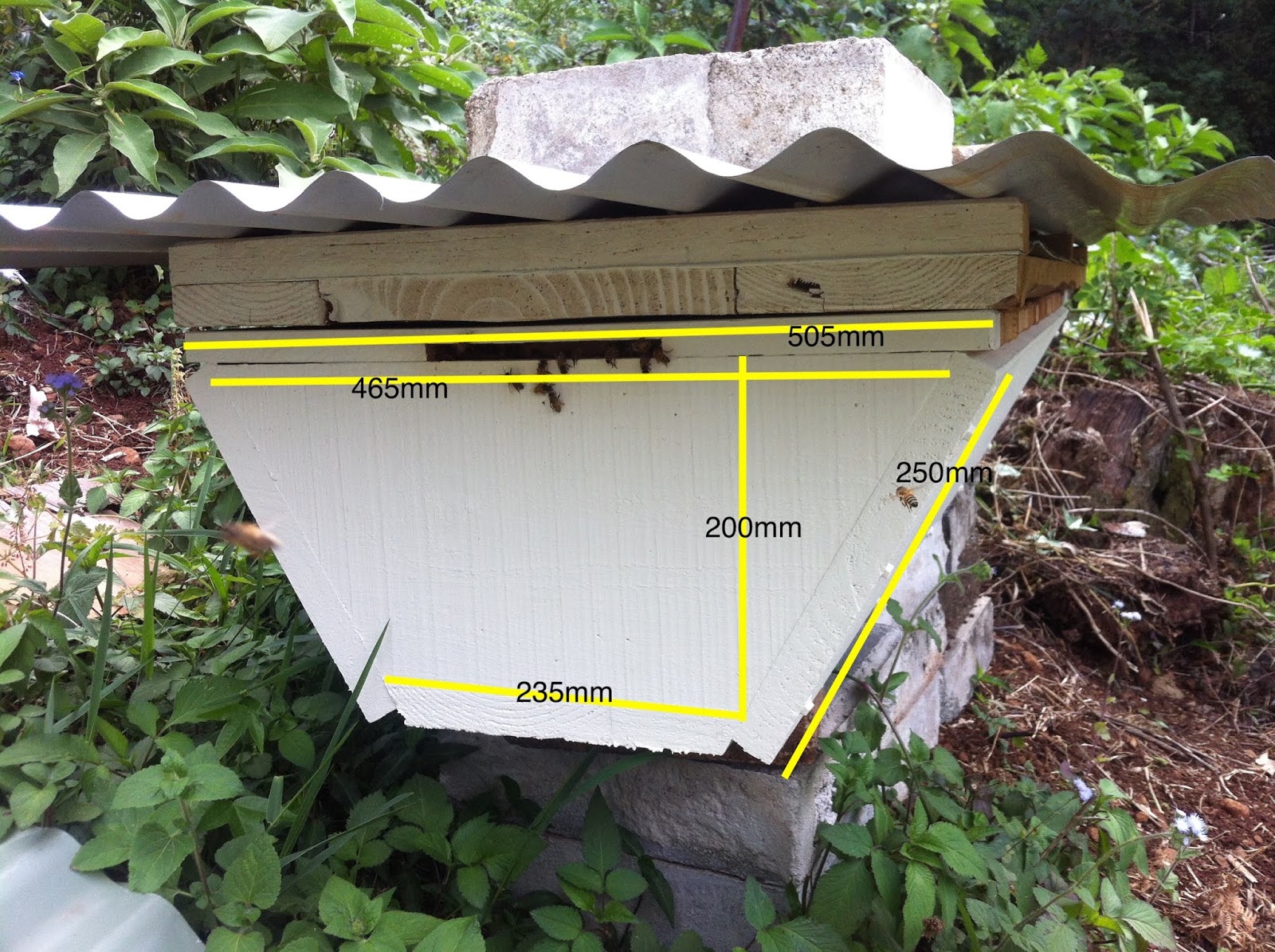 Bruce Teakle's Pages Top bar hive design