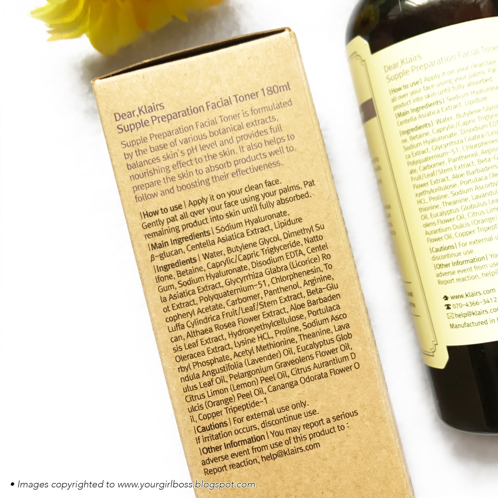 Klairs Supple Preparation Toner Review Jean Kuah's Beauty Blog