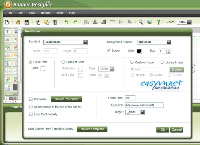 Banner Designer Pro 5.0 | Phần mềm thiết kế banner