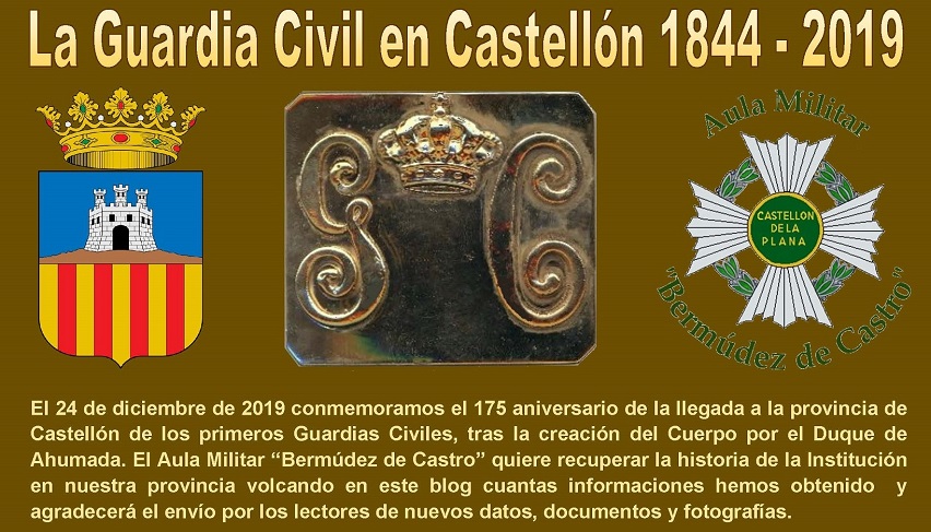 La Guardia Civil en Castellón 1844 - 2019