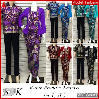 ZBT06809 Kebaya Batik Couple Sdk Kutubar Modern BMGShop