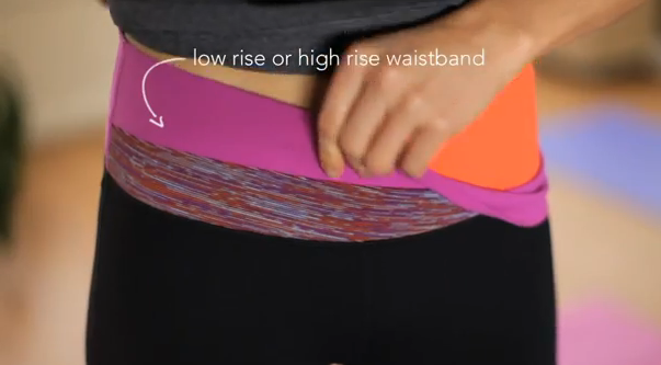 details of the astro pant waistband