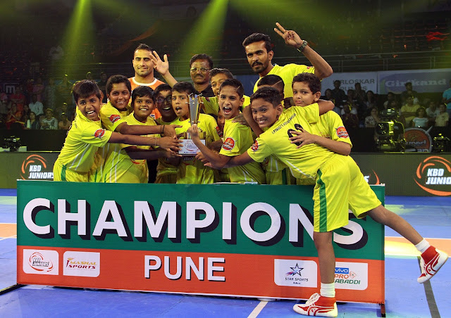 Vidya Niketan School lift the trophy as Champions of KBD Juniors Pune; Assert domination in the final match against The Bishops School Vidya Niketan School lift the trophy as Champions of KBD Juniors Pune; Assert domination in the final match against The Bishops School