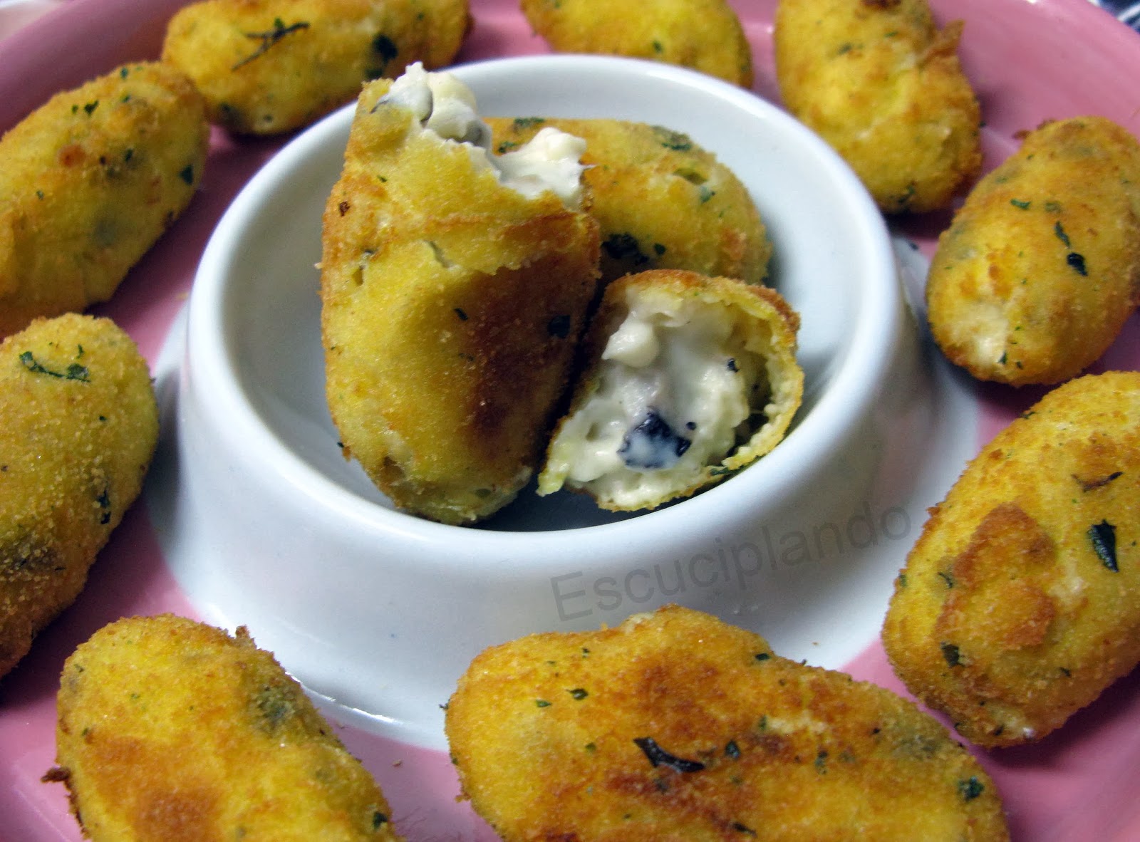 Escuciplando: CROQUETAS DE SETAS