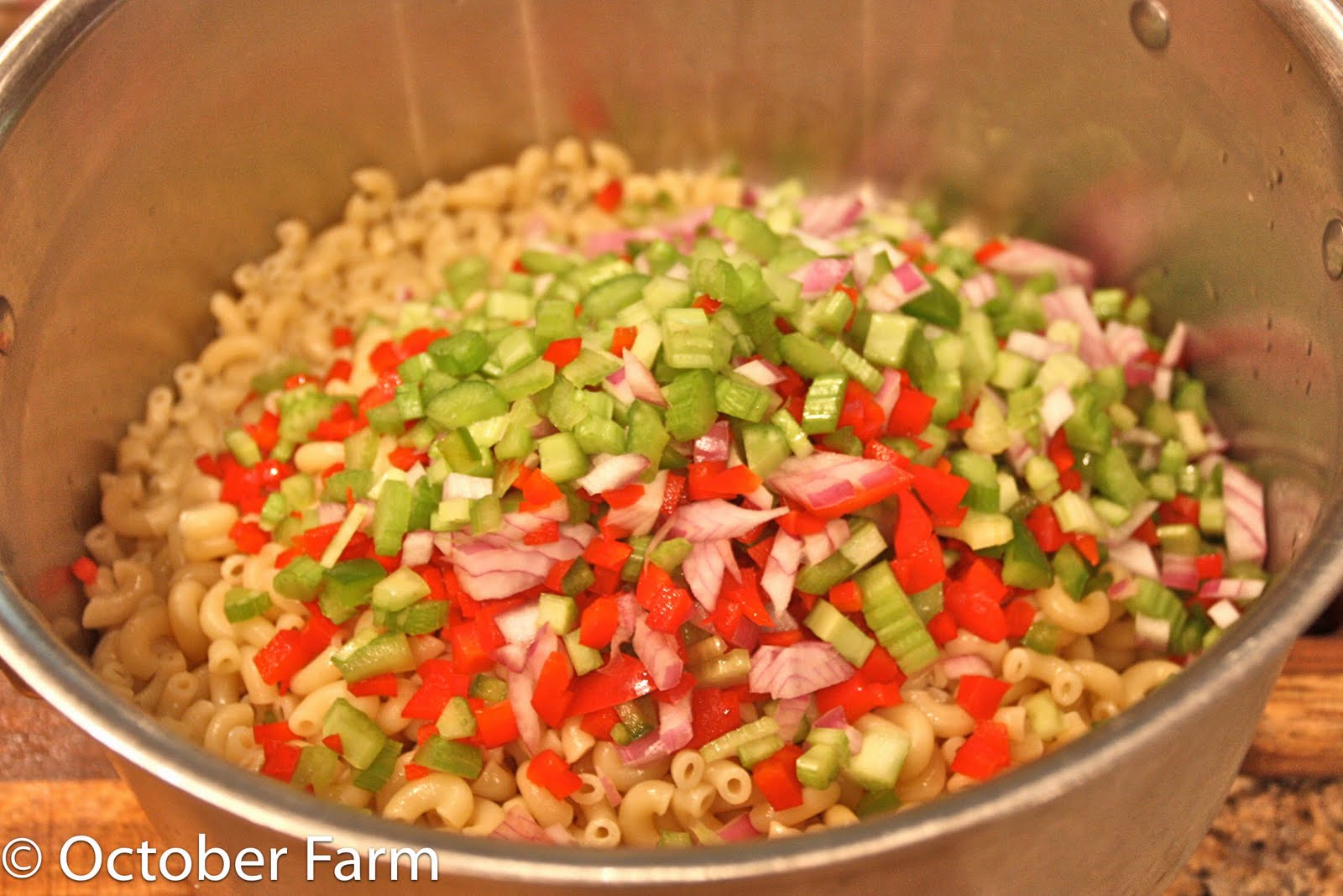 Hot Dogs and Macaroni Salad