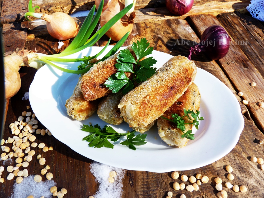 Kotlety z żółtego grochu