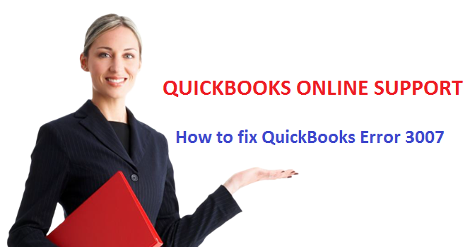 How to fix QuickBooks Error 3007