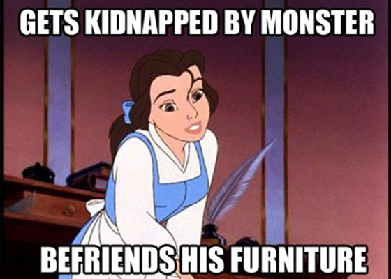  the Funniest  'Beauty and the Beast' Memes. 