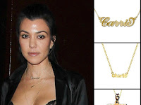 Layered Gold Name Plate Necklace