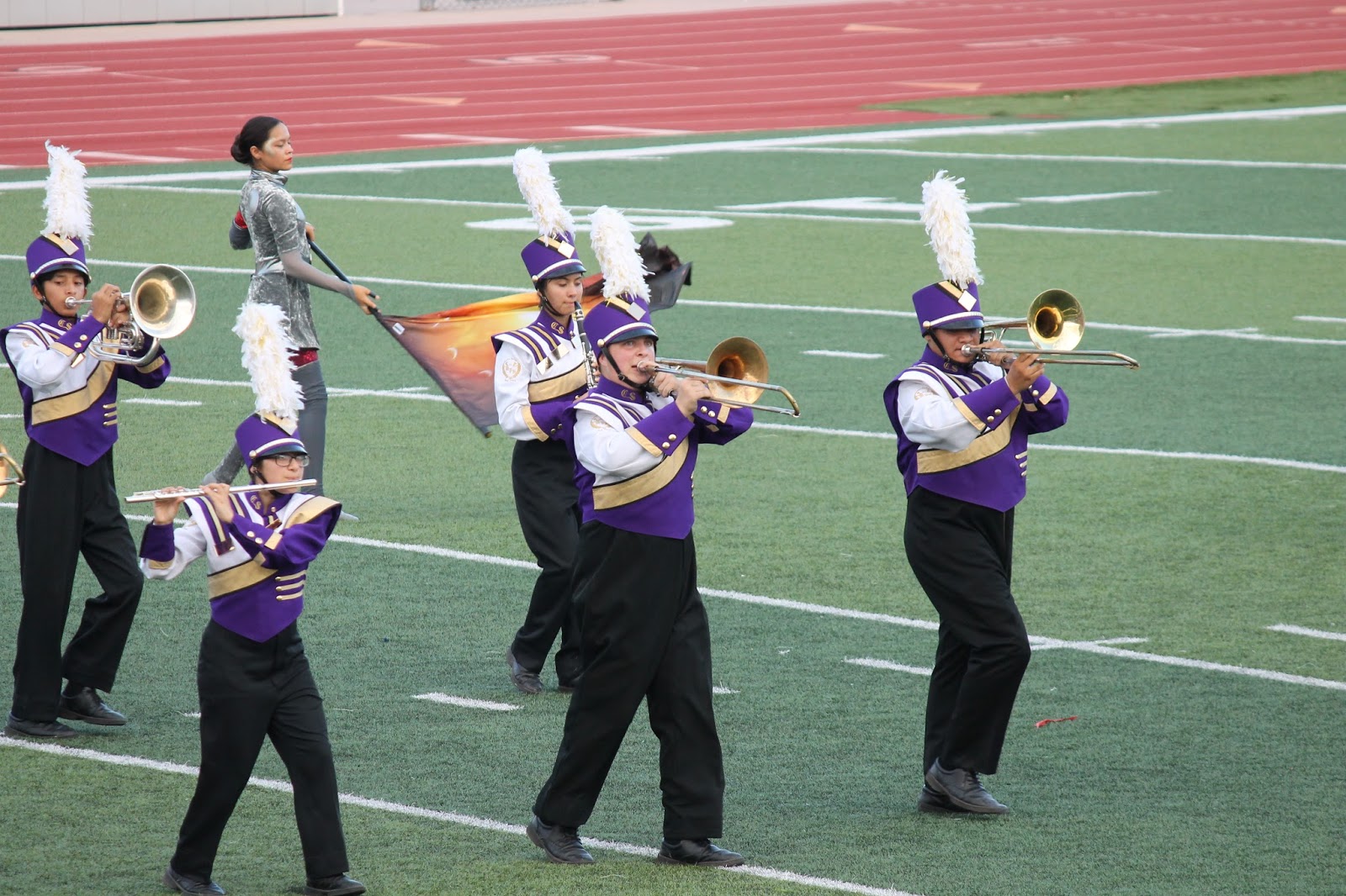 Mean Purple Band Boosters MPB Competes at Harlandale Marching Festival