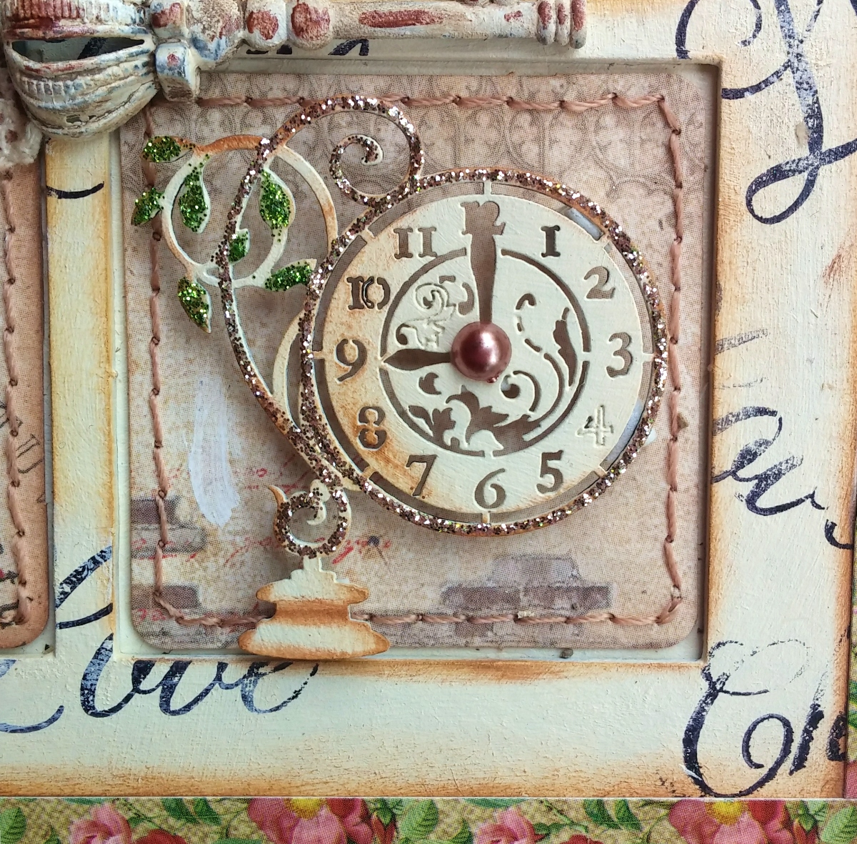 Such a Pretty Mess Shabby Chic Wall Art {Bo Bunny & Dusty Attic}
