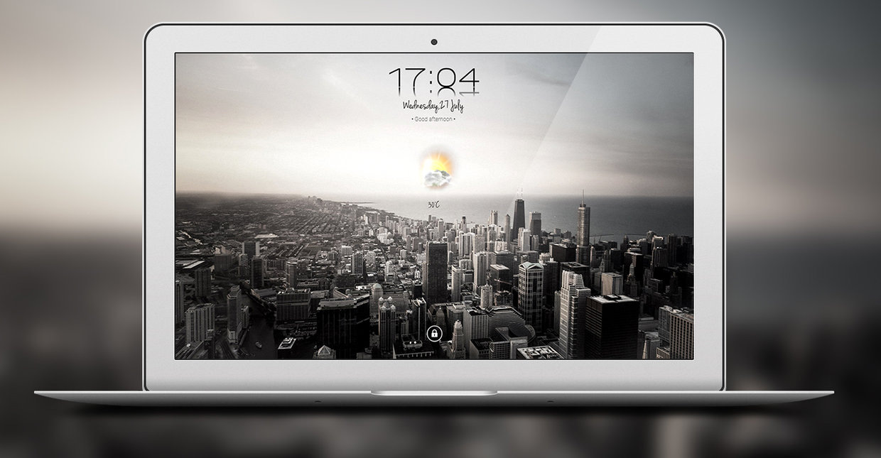 Lock-Screen | Rainmeter Skins