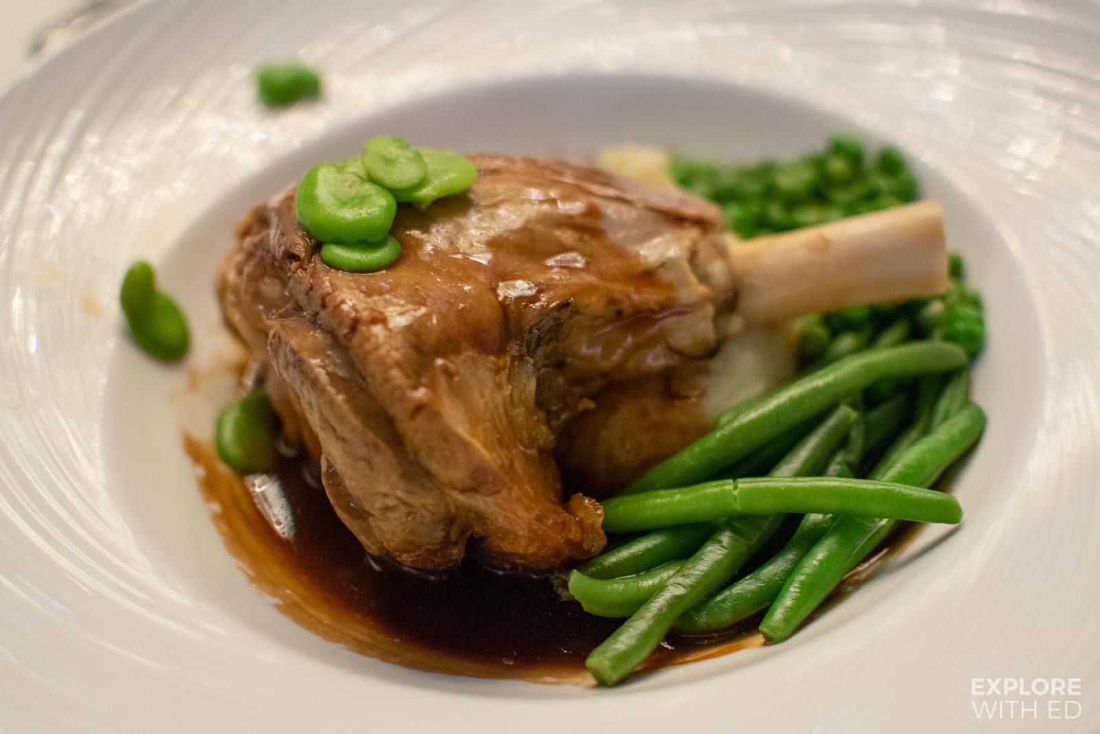 Dinner onboard P&O Cruises Britannia