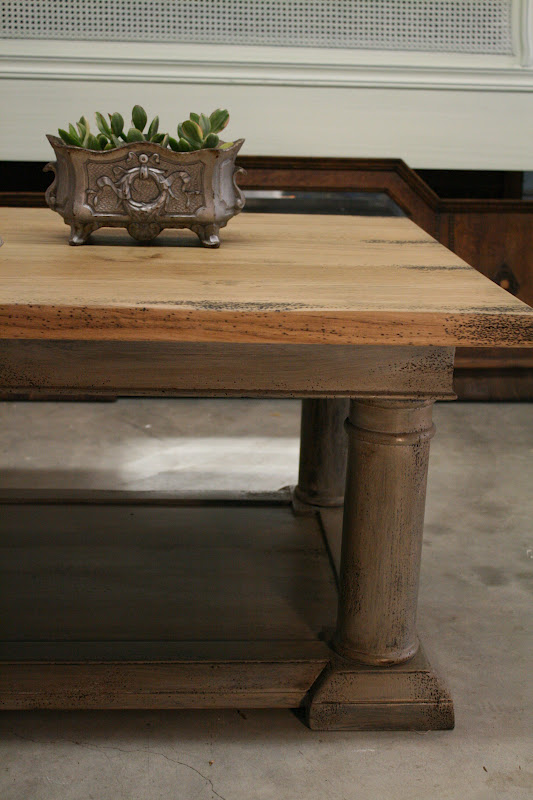 Reloved Rubbish Restoration Hardware Coffee Table Update