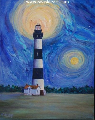 none: Van Gogh and Lighthouses