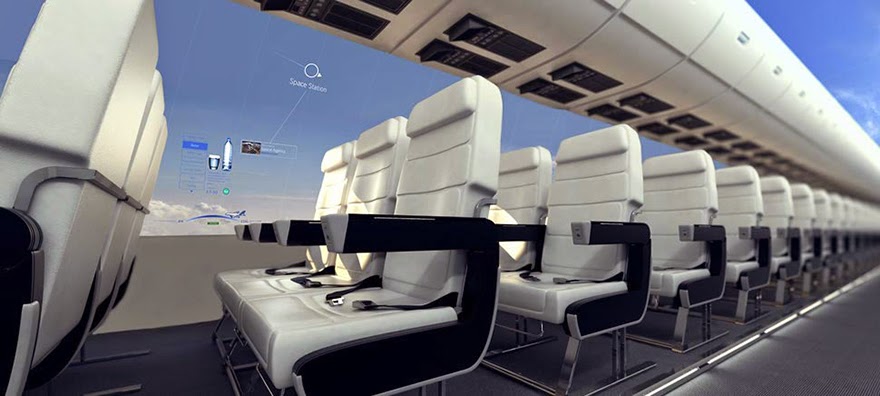 In 10 Years, Windowless Planes Will Give Passengers A Panoramic View Of The Sky In 10 Years, Windowless Planes Will Give Passengers A Panoramic View Of The Sky