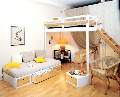 desain rumah: desain kamar tidur minimalis untuk ruang kecil