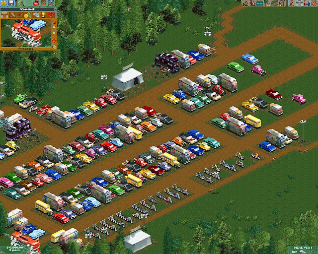RollerCoaster Tycoon 2 - Cars  Park Screenshot