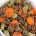 Carne moída com legumes light 