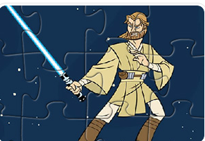 My Flash Game List: Obi Wan Kenobi Puzzle (绝地大师拼图)