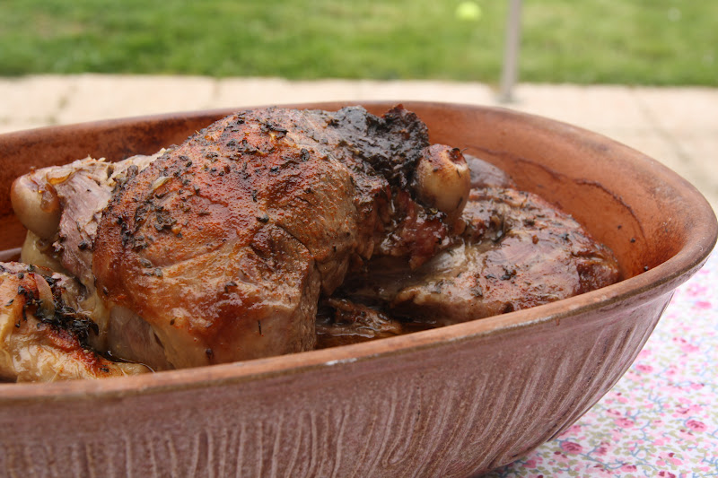 Gigot d&rsquo;Agneau en Rommertopf