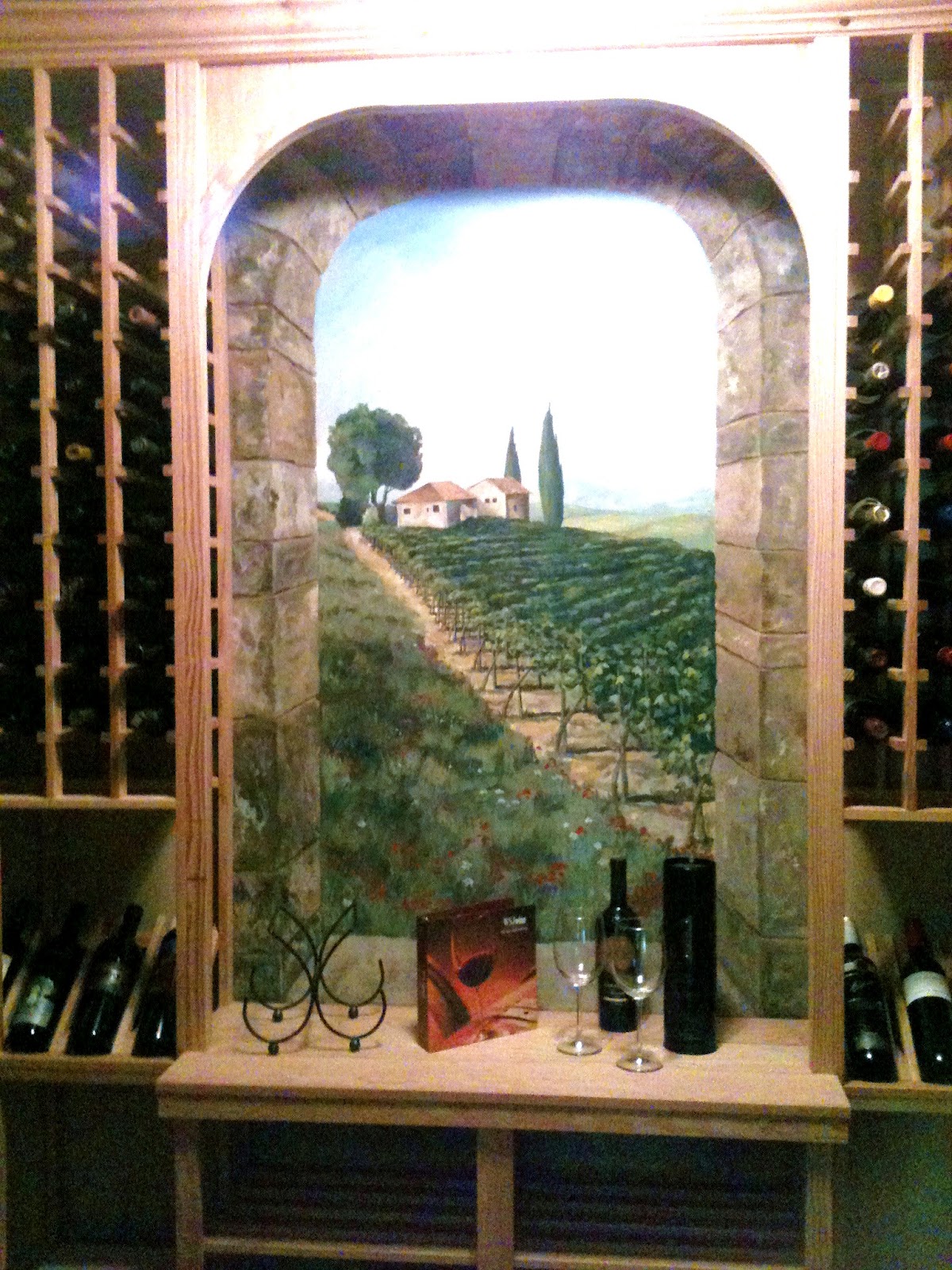 Wine cellar windows