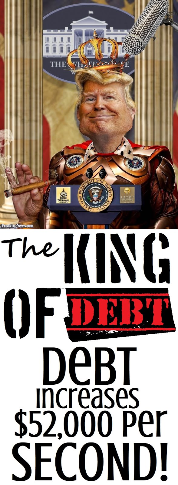 Trump Becomes The King Of Debt!