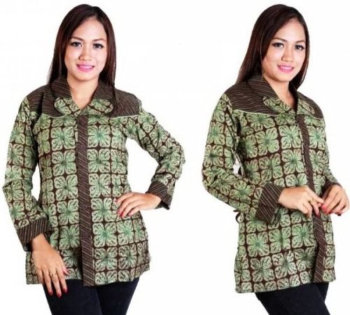Model Baju Batik Kantor Wanita Lengan Panjang Model Baju Batik Kantor Wanita Lengan Panjang