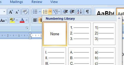 Membuat Numbering Dan Bullet Pada Ms Office Word Fandi Media
