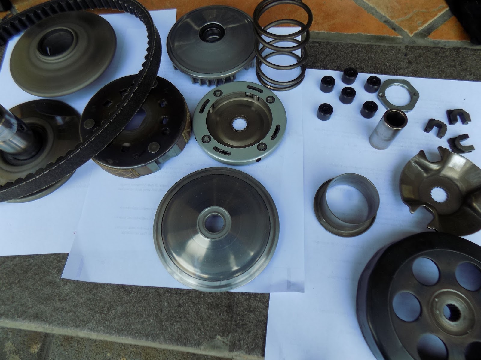 SERVICE CVT YAMAHA MIO SPORTY TANPA TRACKER SERVICE CVT