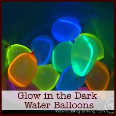 glow in the dark water balloons