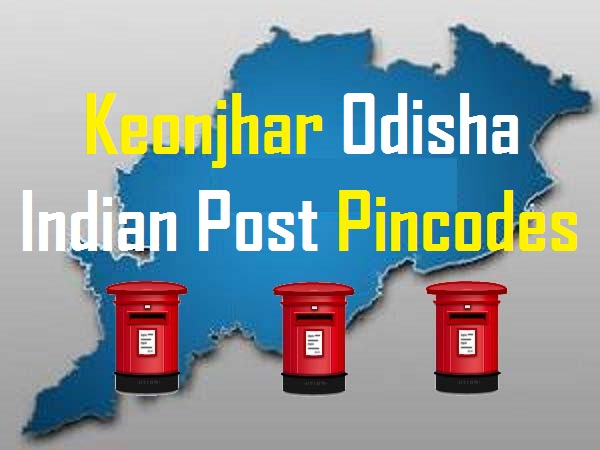 Keonjhar District Odisha All Pincodes Post Office and Sub Post Office
