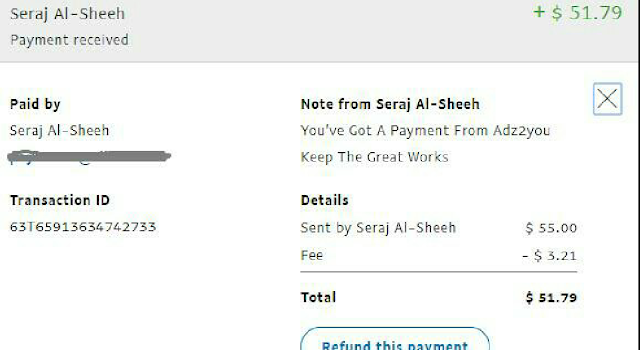 payment proof of adz2media adz2media payment proof