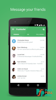 Pushbullet SMS on PC latest pro apk download