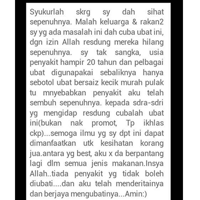 Penawar Resdung Mujarab