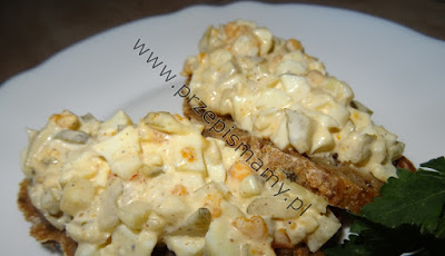 Pasta z jajek i sera żółtego Pasta z jajek i sera żółtego