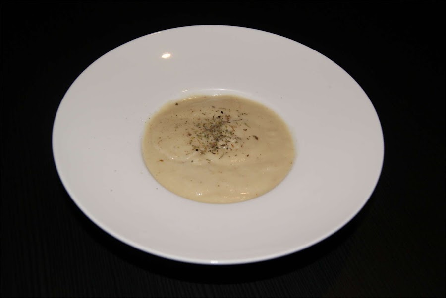 Crema de coliflor al curry