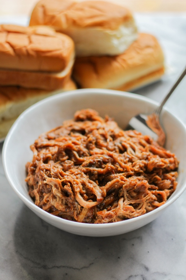 Serve up these Spicy BBQ Pepper Pork Sandwiches for a fast and delicious weeknight meal! They are hearty and flavorful, and the slow cooker does all the work!