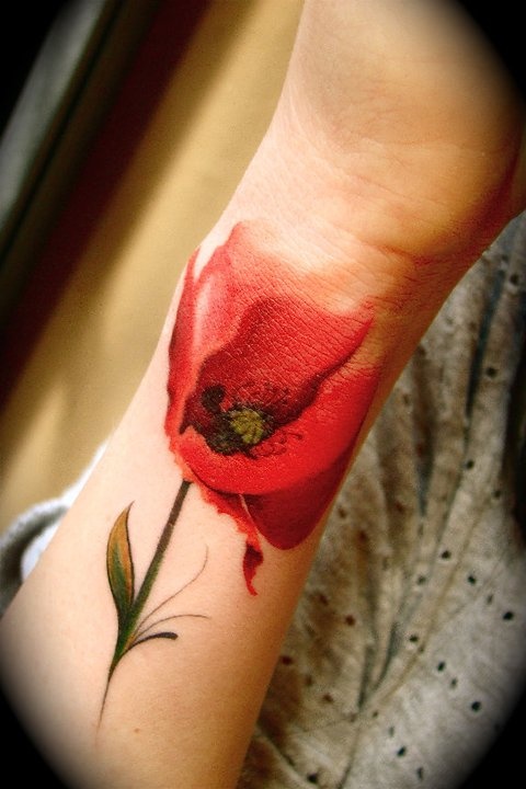 realistic flower Female tattoo - Female tattoo Girl tattoo Free Tattoo