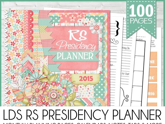 {NEW!!} 2015 Relief Society Planner