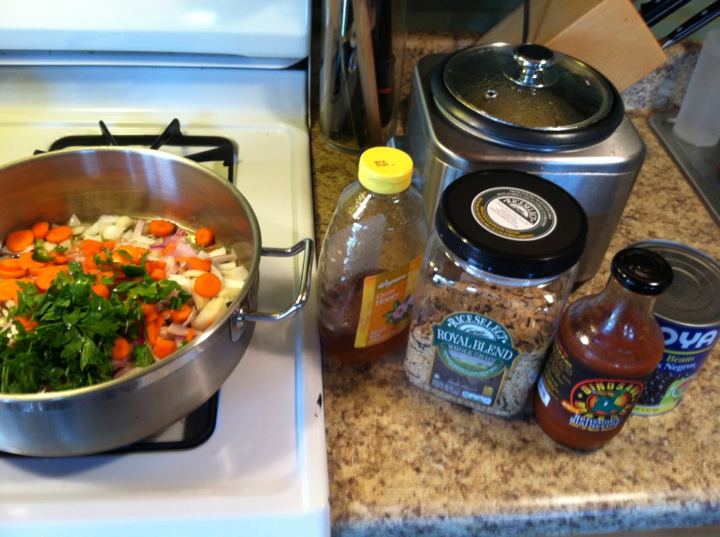 Turkey and Tofurkey Even Easier Dinosaur BBQ Beans and Rice