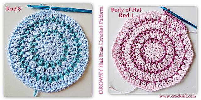 how to crochet, free crochet patterns, sleep hats, chemo caps, bald heads, beanies, hats,