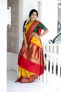 Anchor Vj Ramya Glam Yellow Saree Photoshoot Stills Anchor Vj Ramya Glam Yellow Saree Photoshoot Stills