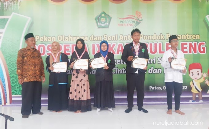 Santri Nurul Jadid Bali Raih Prestasi di Event POSPEDA  Ke-IX se- Kabupaten Buleleng 