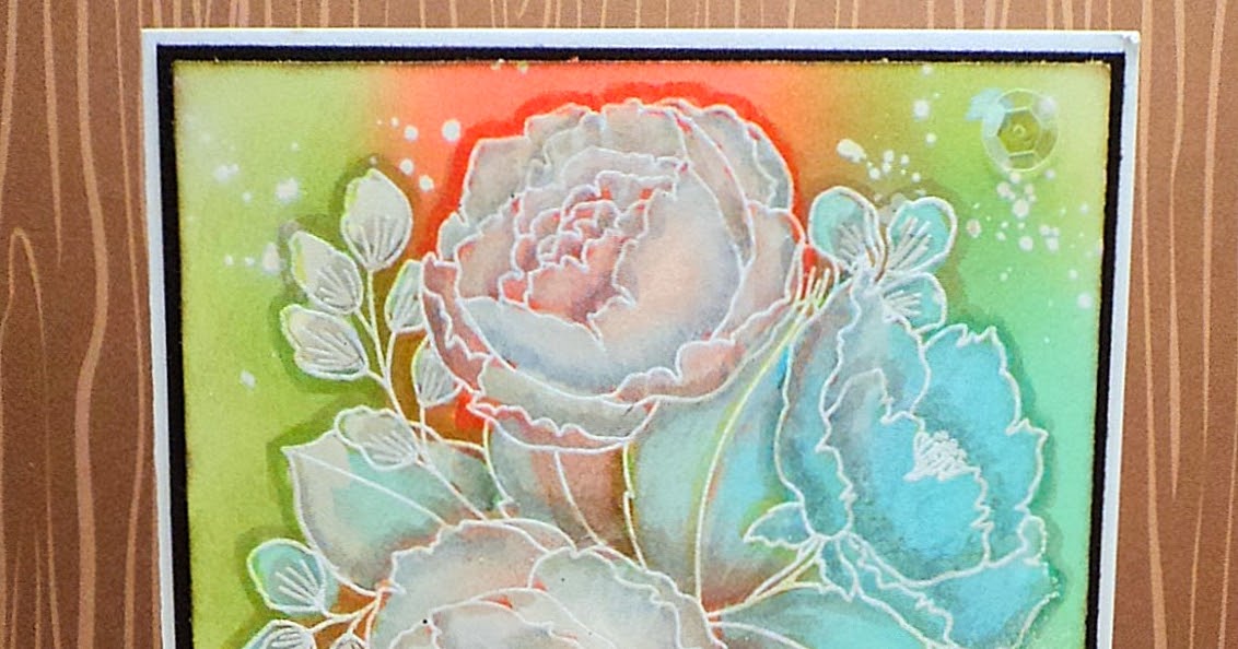 Stamps At Play Watercolor Bleaching