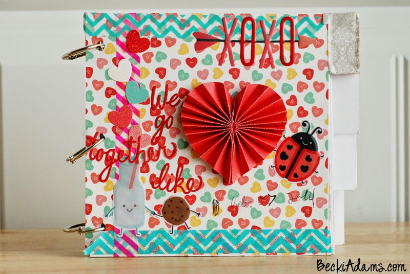 A scrapbooking themed birthday party created by @jbckadams using the "We Go Together" collection from @pebblesinc