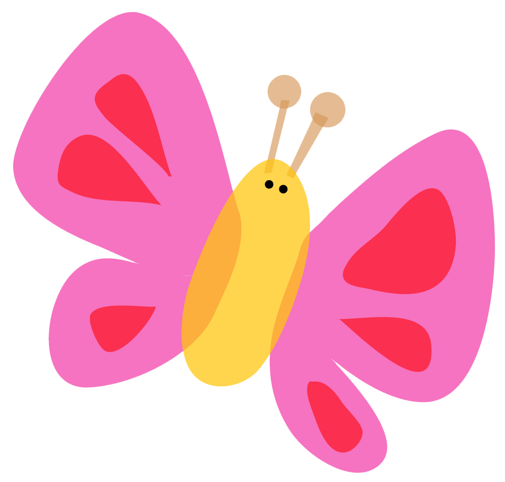 free cute butterfly clip art - photo #49